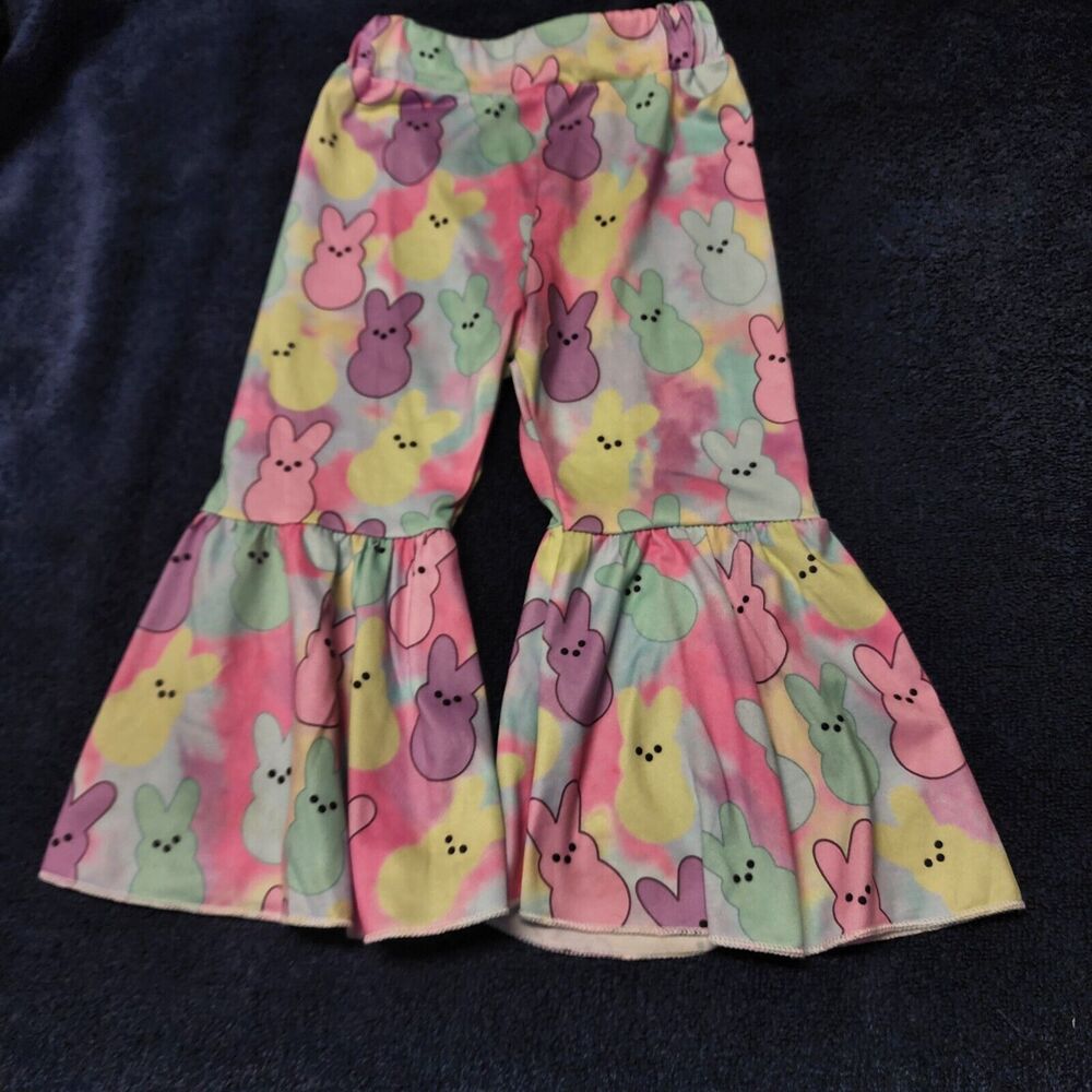 Peeps Bell Bottom Lounge Pants 12 Months Easter